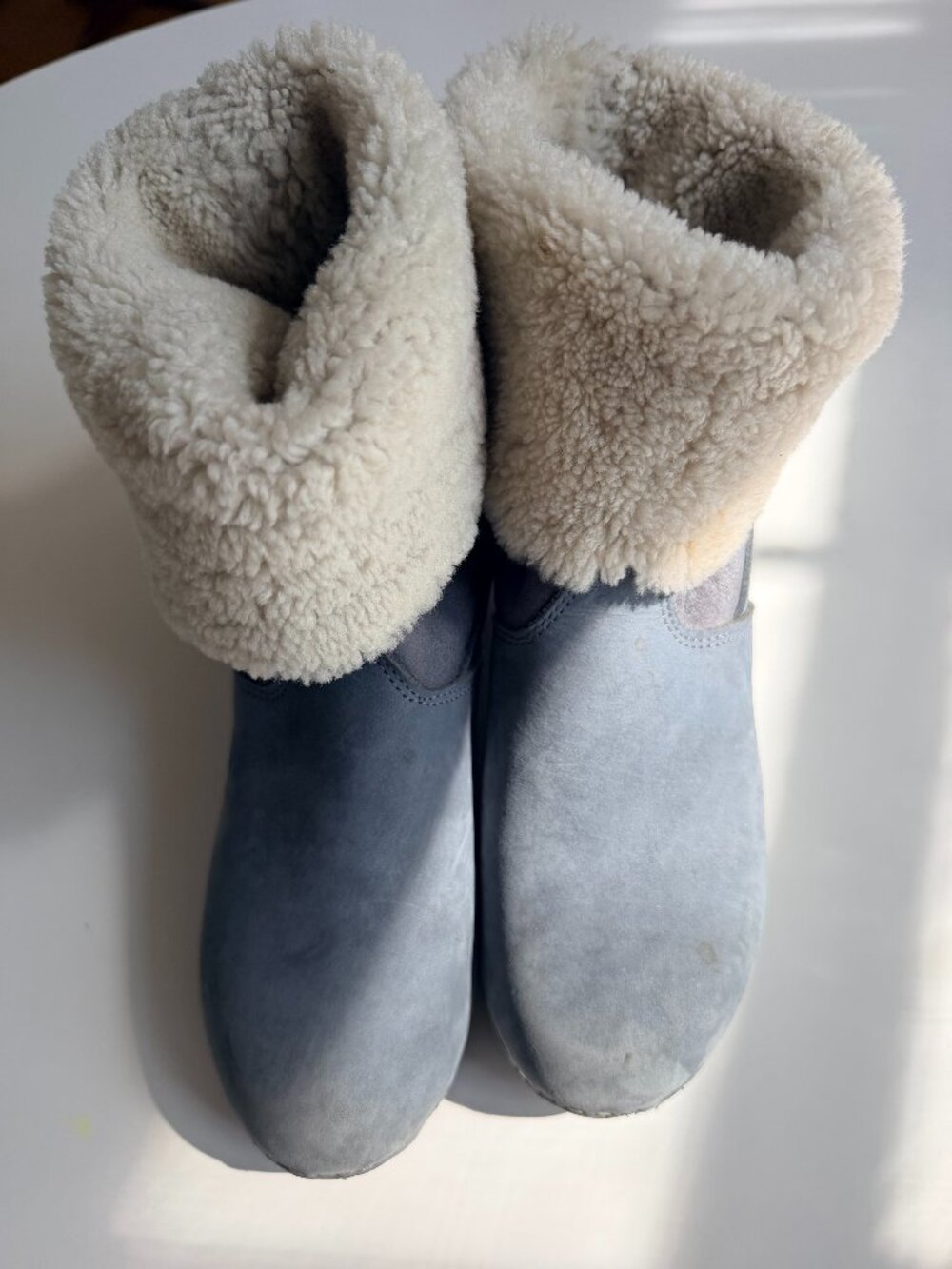 Penelope Chilvers Low Shearling Clog Boot size 39